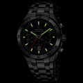 Chrono Bike Black / Stainless steel Black Dial