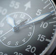Aachen Grau 39 Automatic / Leather Strap | Gray Dial