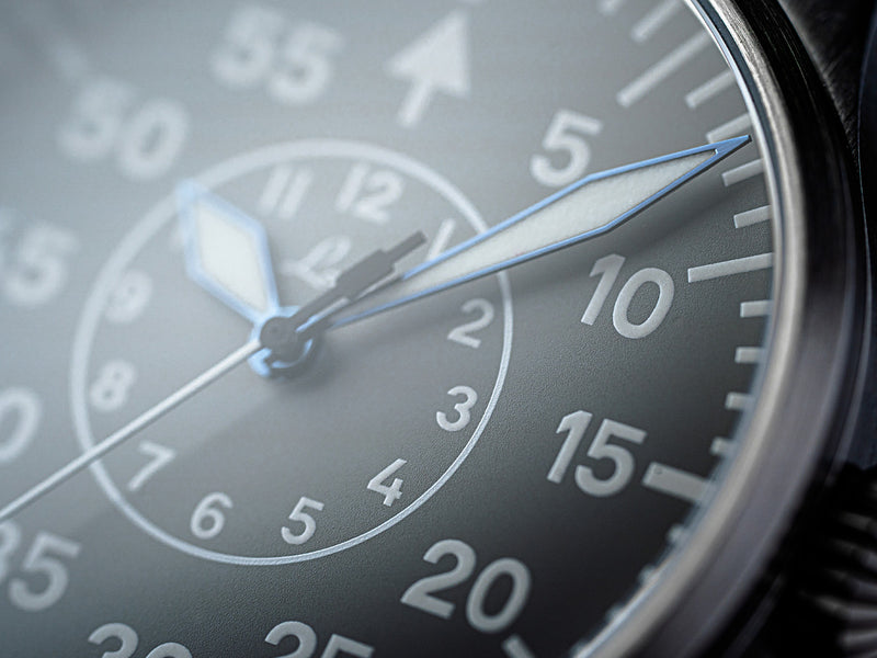 Aachen Grau 39 Automatic / Leather Strap | Gray Dial
