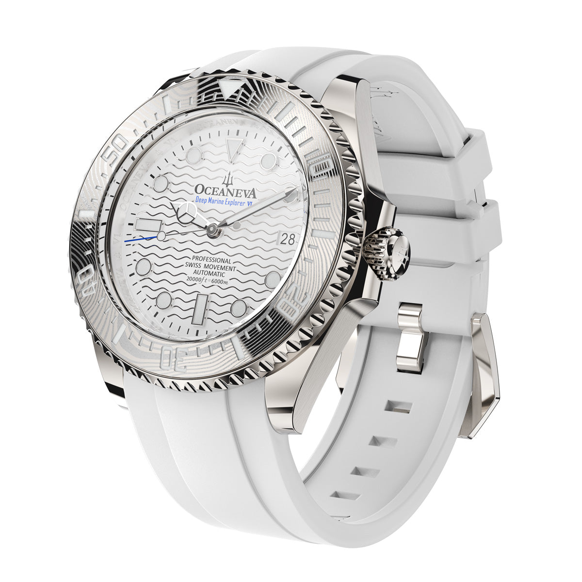 Deep Marine Explorer VI 6000m Grade 5 Titanium 6000m/WhiteDial | White Dial