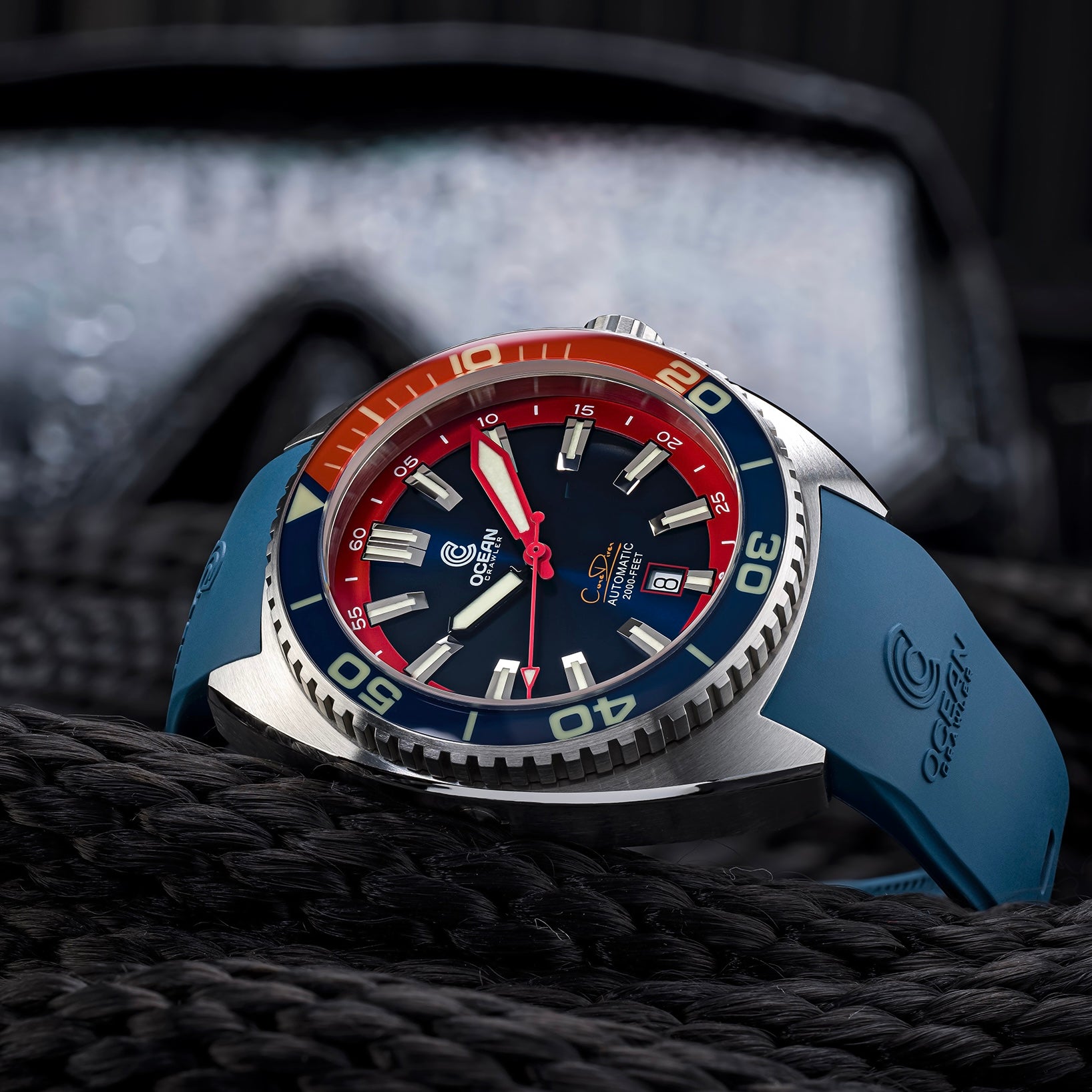 Ocean Crawler Core Diver 2024 - Blue/Red RWB1 | Black | RWB1