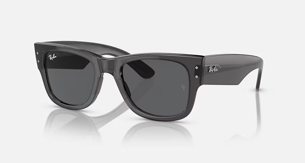 MEGA WAYFARER UNISEX Transparent Black / Dark Grey |  Dial