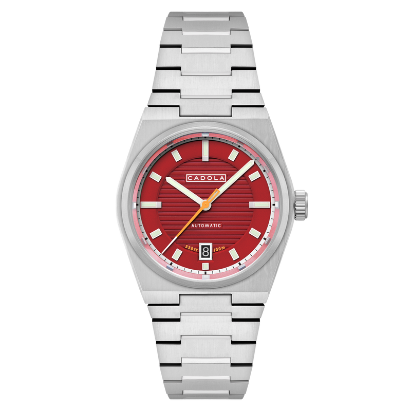 Lydden Hill Automatic Red / Stainless Steel | Red Dial