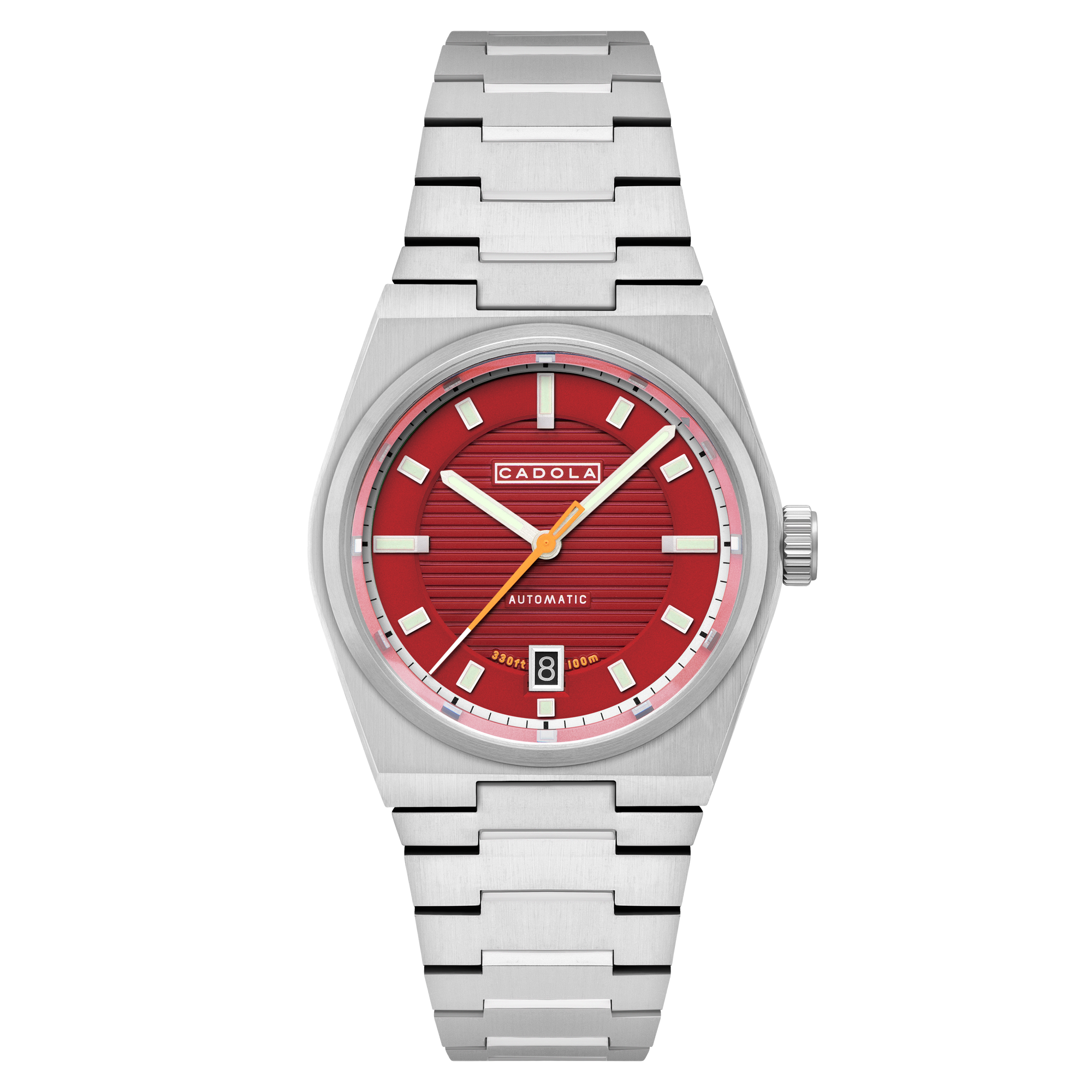 Lydden Hill Automatic Red / Stainless Steel | Red Dial