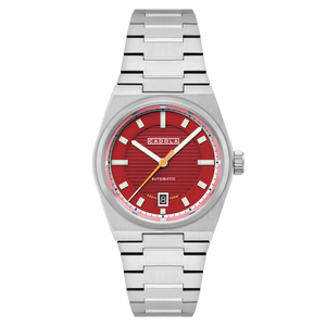 Lydden Hill Automatic Red / Stainless Steel | Red Dial