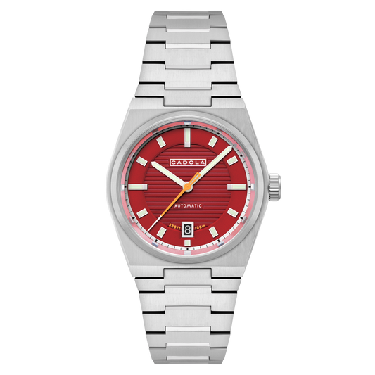 Lydden Hill Automatic Red / Stainless Steel | Red Dial