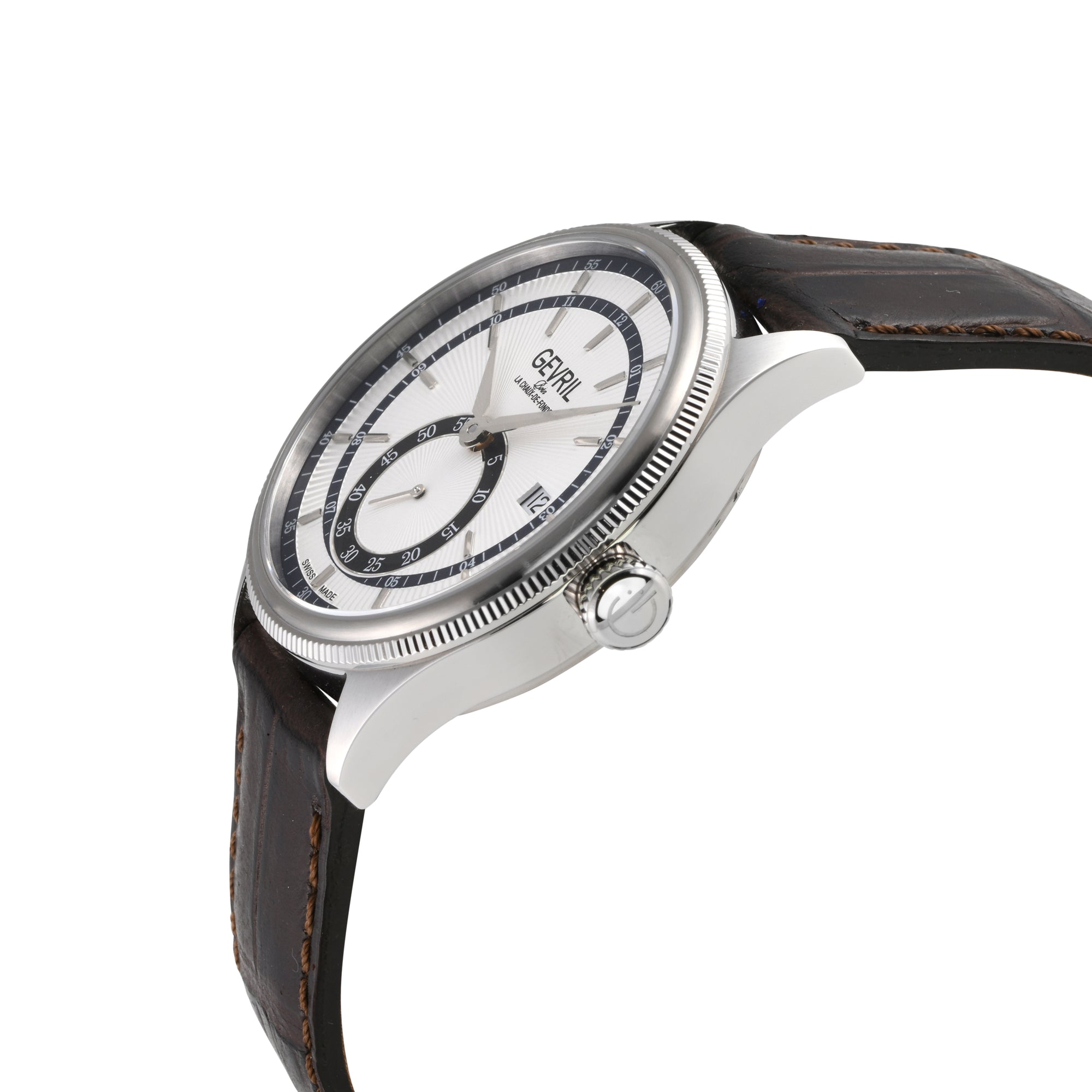 Empire Swiss made Automatic ETA 2895, 316L Case, White Dial, second subdials | White Dial