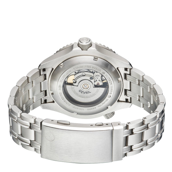 Hudson Yard Sellita SW200, 1000 Ft WR helium valve, ceramic bezel Swiss Made watch | Blue Dial