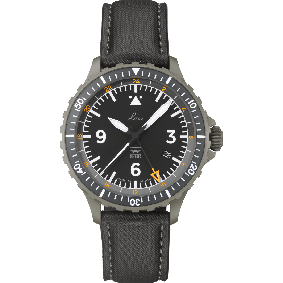 Hamburg GMT DIN 8330 Black Dial