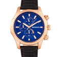 Lacroix Rose Gold/Black | Blue Dial