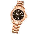 Vogue Rose Gold Stainless Steel | Brown Dial