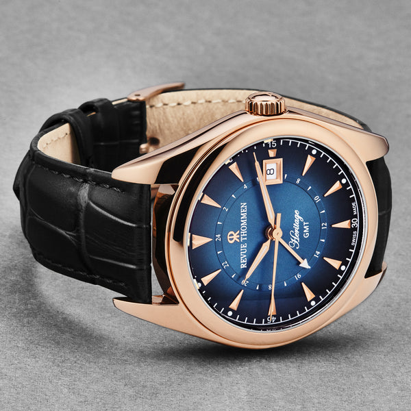 Heritage 21010.2465 / Blue | Blue Dial