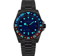 Deep Marine Explorer II Swiss Automatic Blue/Red Bezel| Blue Dial
