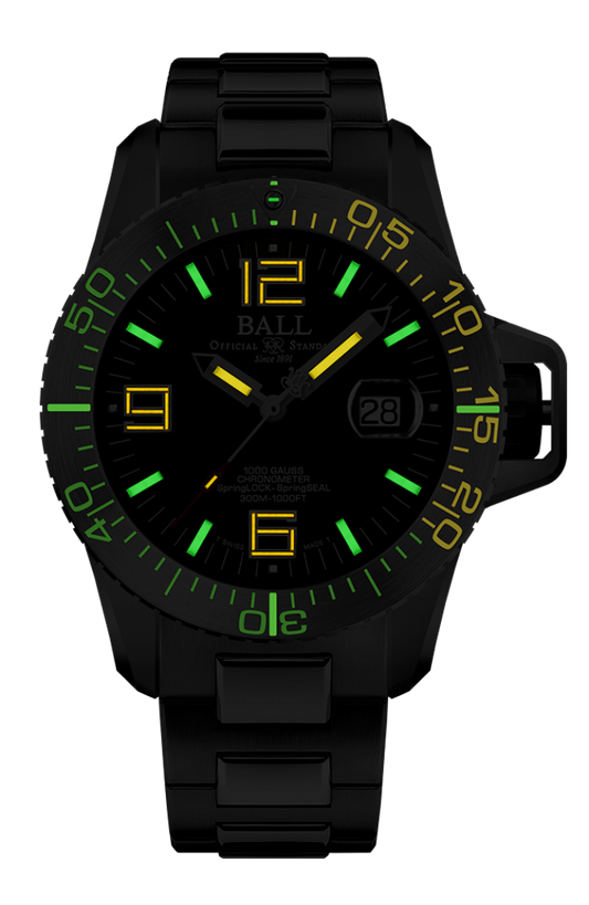 Engineer Hydrocarbon EOD 42Mm Black Black Dial