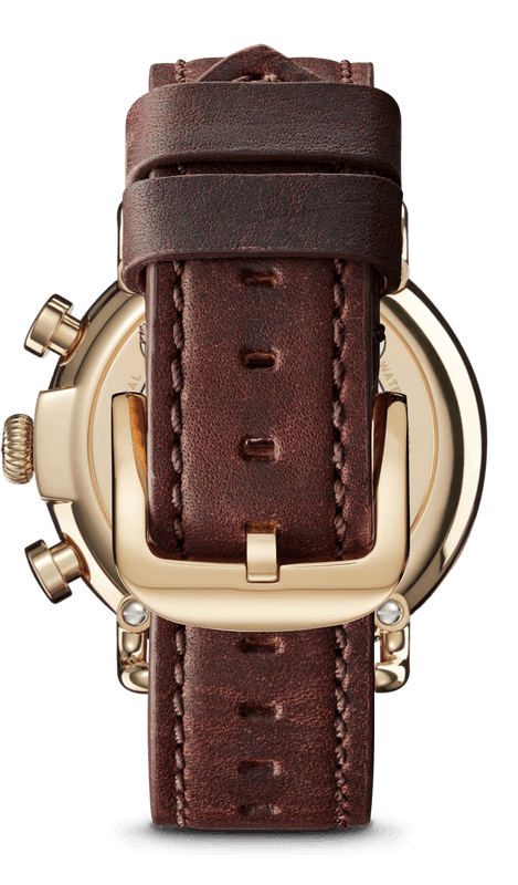 Runwell 2 Eye Chrono 41mm White / Gold | White Dial