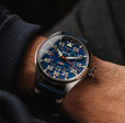 Hawker Hurricane Clowes Automatic Blue / Leather | Blue Dial
