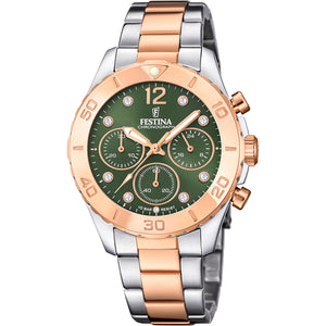 Boyfriend Collection Green / Stainless Steel Green Dial