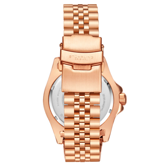 Aquadiver GMT Rose Gold/Stainless Steel | Black Dial