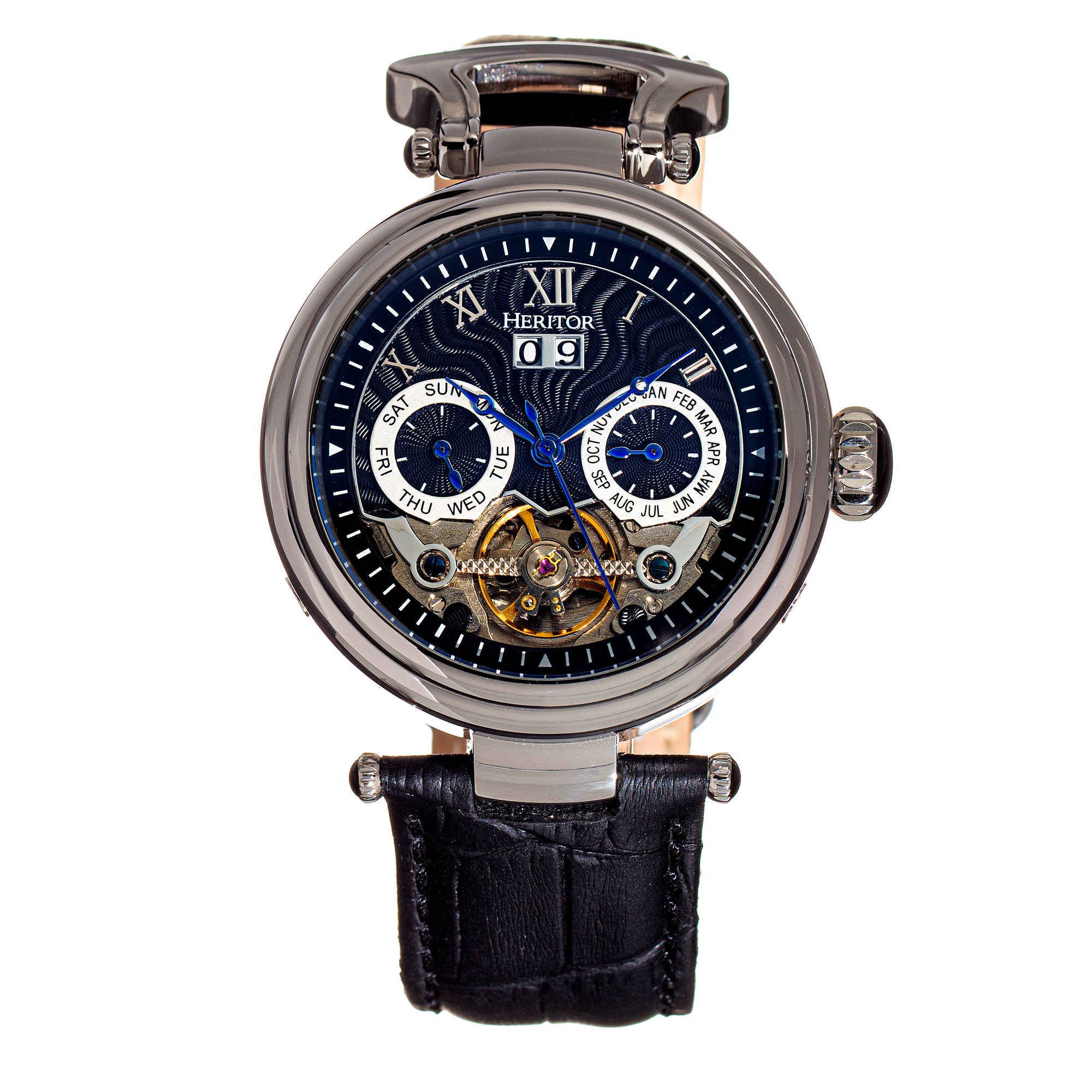 Ganzi Silver/Black | Black Dial