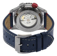Contasecondi Automatic Swiss Made Calculator Watch Steel, blue and red double sapphire crystal | Blue Dial
