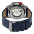 Contasecondi Automatic Swiss Made Calculator Watch Steel, blue and red double sapphire crystal | Blue Dial