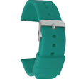 SIL.100 | Quick Release Slim Soft Rubber Silicone Watch Band - 22mm, Green 22mm / Green |  Dial