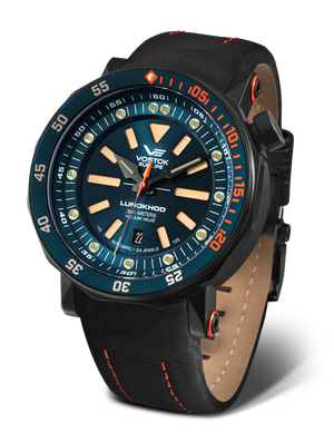 Lunokhod Turquoise Dial / Black Leather Turquoise Dial