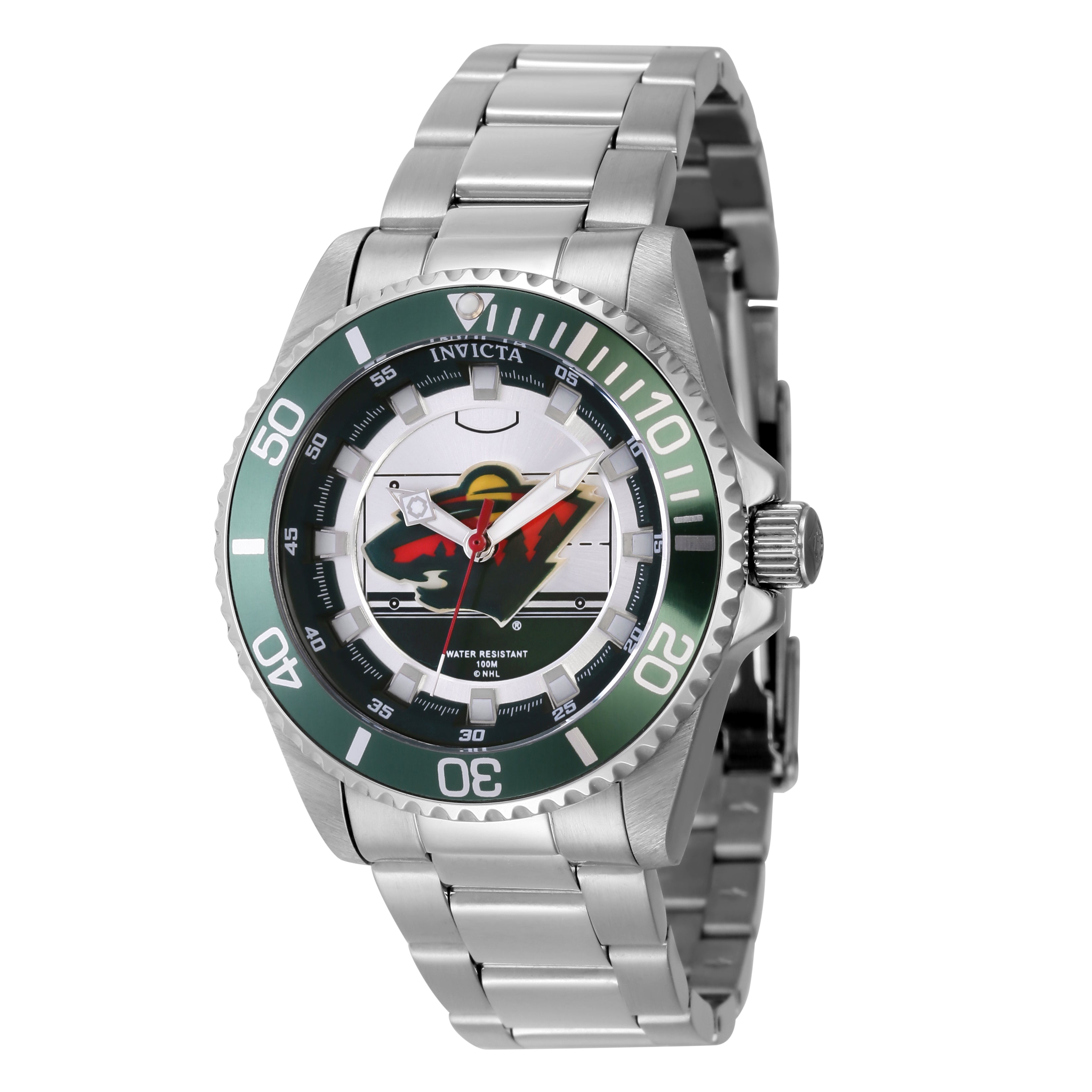Invicta NHL Minnesota Wild Quartz Movement multi Dial IN-42214