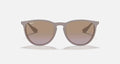 RB4171 Erika Classic WOMEN'S Dark Rubber Sand / Violet Gradient Brown |  Dial