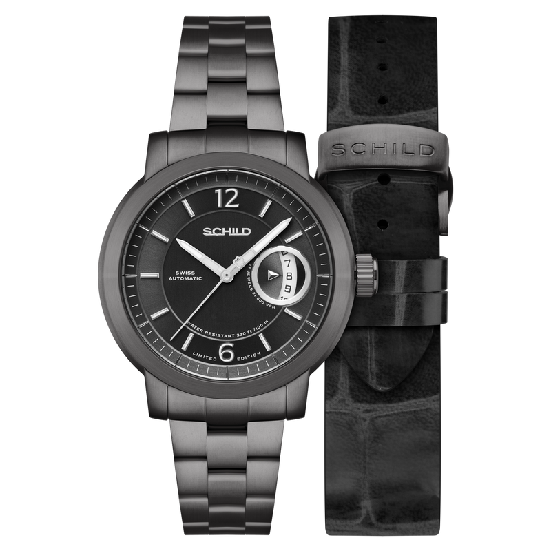Heinrich Minimal Swiss Automatic Limited Edition Grey / Gunmetal Stainless Steel | Grey Dial