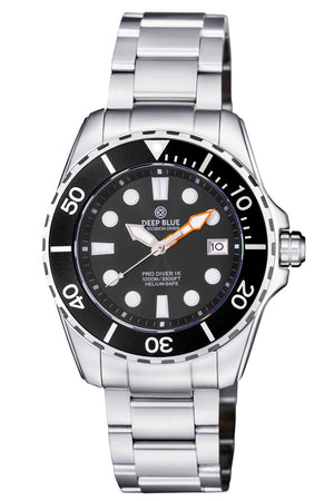 PRO DIVER 1K 1000M AUTOMATIC ALL PURPOSE DIVER STRAP AP DIVER 1000 BLACK BRACELET