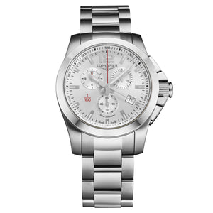 Conquest Silver / Stainless Steel Silver Dial
