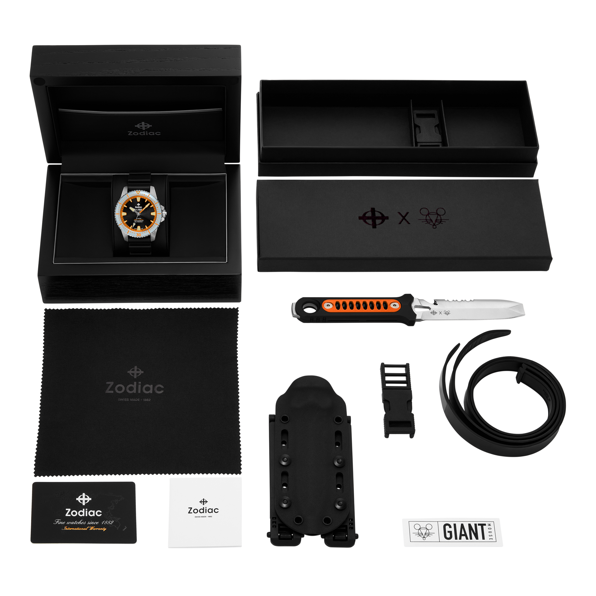 Giant Mouse X Zodiac Collab (Knife & Watch Box Combo)