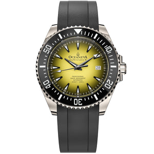 Oceaneva Deep Marine Explorer VI 6000M - Yellow Titanium Automatic 6000m/YellowBurst | Yellow Dial