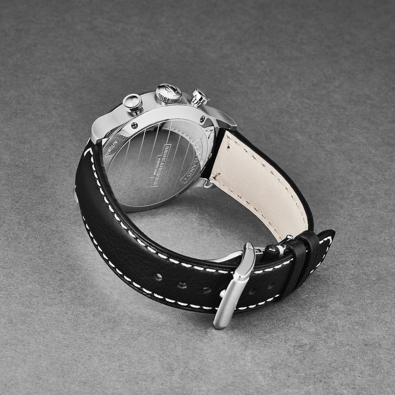 Capeland Black / Leather | Black Dial