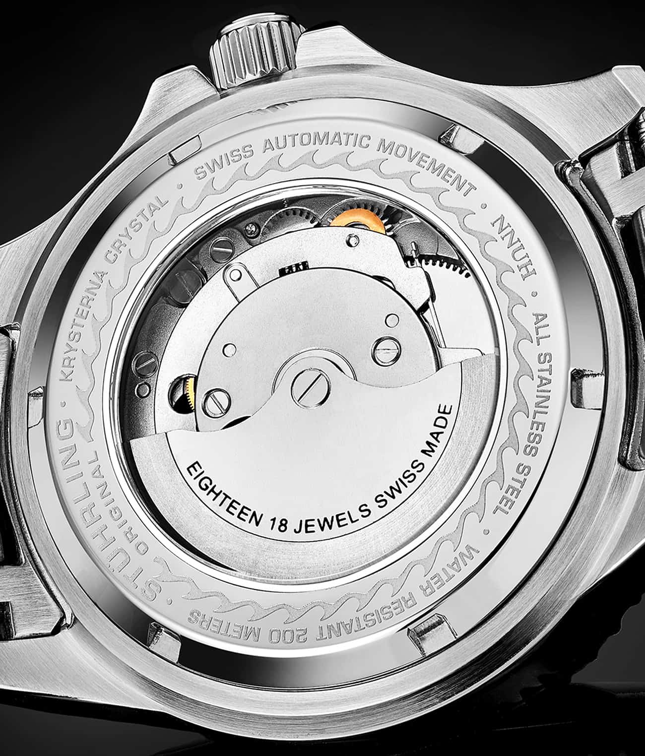 Swiss Automatic Depthmaster Heritage 883H 42mm Diver Black/Leather