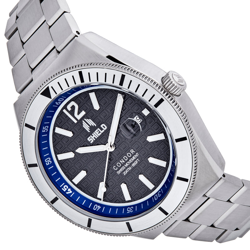 Condor White | Black Dial