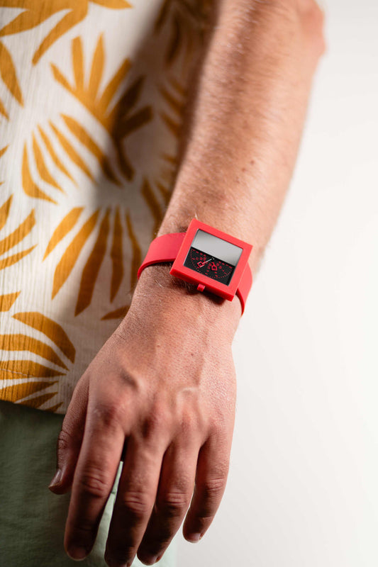 Nouns watch Red | Black Dial
