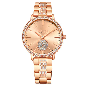 Madison Rose Gold/Stainless Steel-5525.5 | Champagne Dial