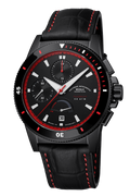 Sportivo Power Black Red / Black Leather | Black Dial