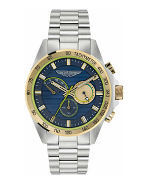 HLC Two Tone Chrono/Blue Dial/Stainless Steel Bracelet Blue Dial