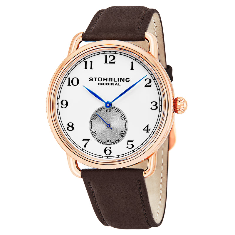 Symphony Brown/Leather/Silver Dial/Rose Case 207.04 | Silver Dial