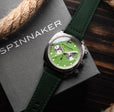 Hull Chronograph Green / Leather | Green Dial