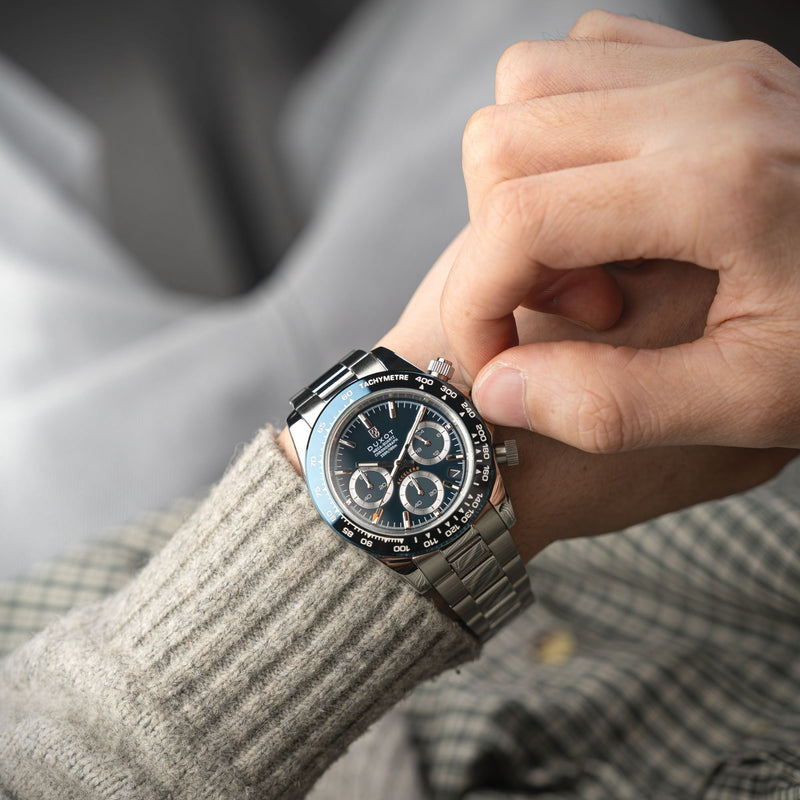 Accelero Chronograph Blue / Stainless Steel | Blue Dial