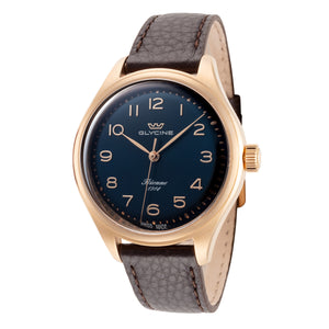 Bienne 1914 39 mm / Blue / Black Blue Dial