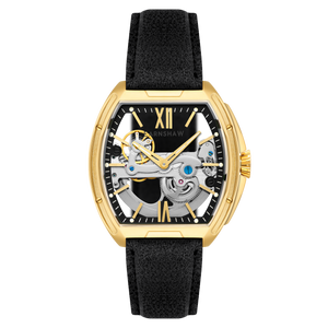 Nobility Knightsbridge Automatic Black / Leather Black Dial