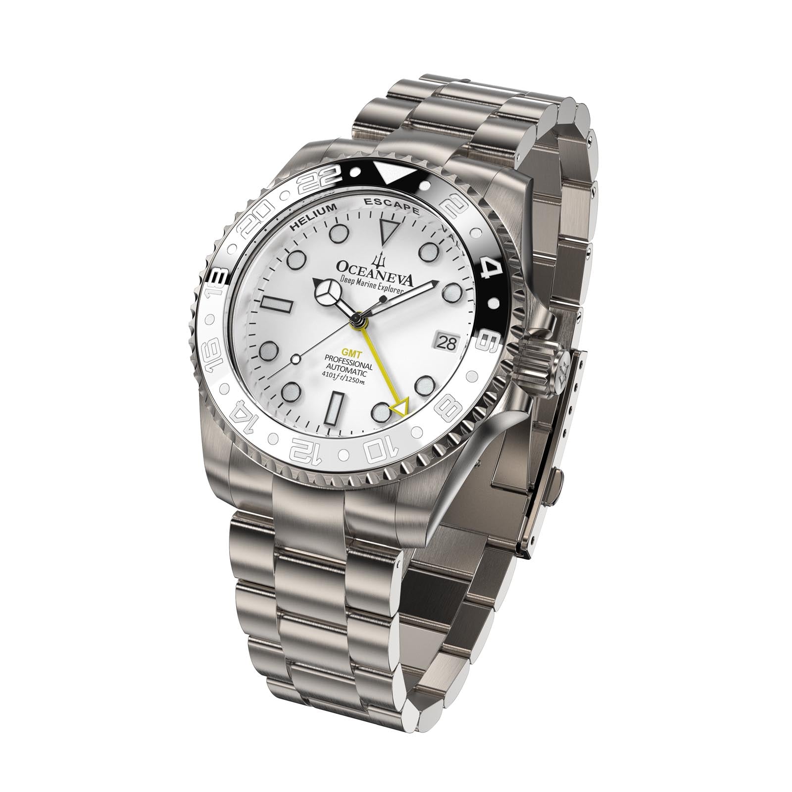 Deep Marine Explorer II White/Black Bezel | White Dial