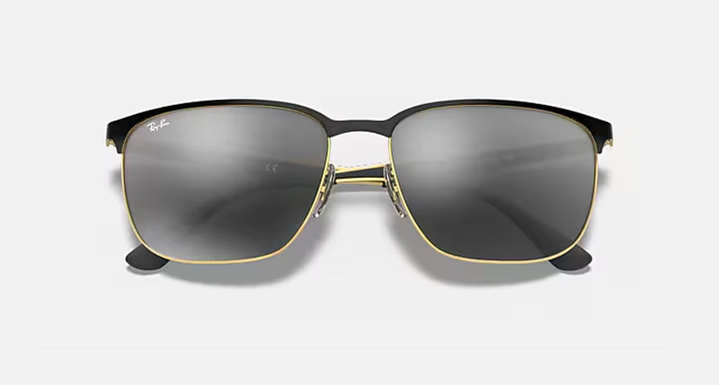 RB3569 UNISEX / BLACK ON ARISTA - GREY MIRROR SILVER GRADIENT |  Dial