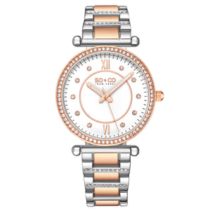 Madison 5116 Silver / Rose | White Dial