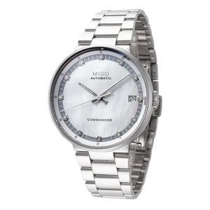 Commander II 33mm / Mother-of-Pearl / Silver | Mother-Of-Pearl Dial